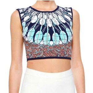 BCBGMaxAzria - "Mayim" Crop Top